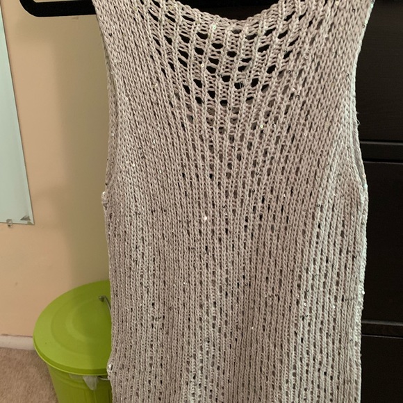 Eileen Fisher sequin chainmail mesh - Picture 4 of 10